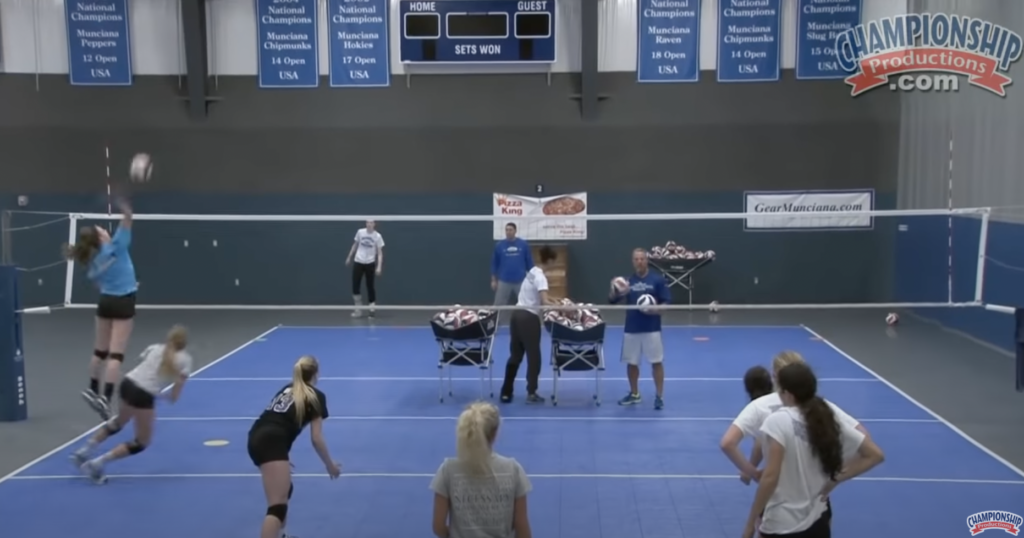 2 Player Out of System Drill Volleyball Toolbox